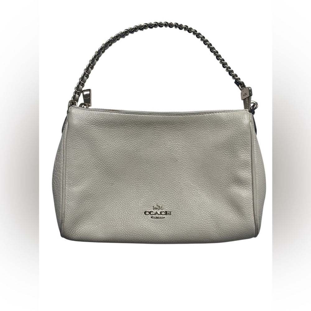 Coach Off-White Leather Shoulder Bag